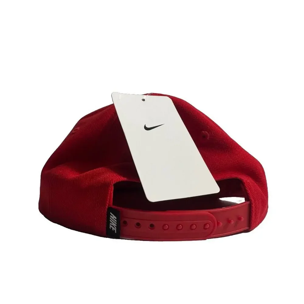 Nike Pro Cap Youth Snapback Hat Child 4-7 University Red Black Swoosh NWT
